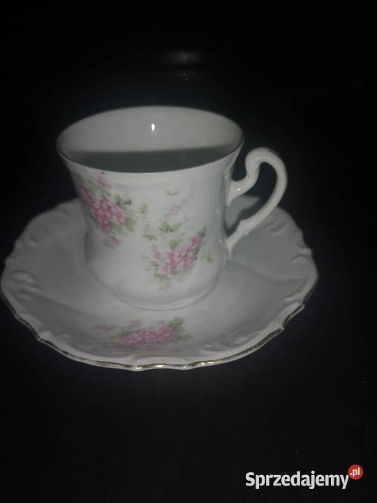 Stra śląska filiżanka sygnowana numerycznie Porcelana i szkło pomorskie Gdańsk
