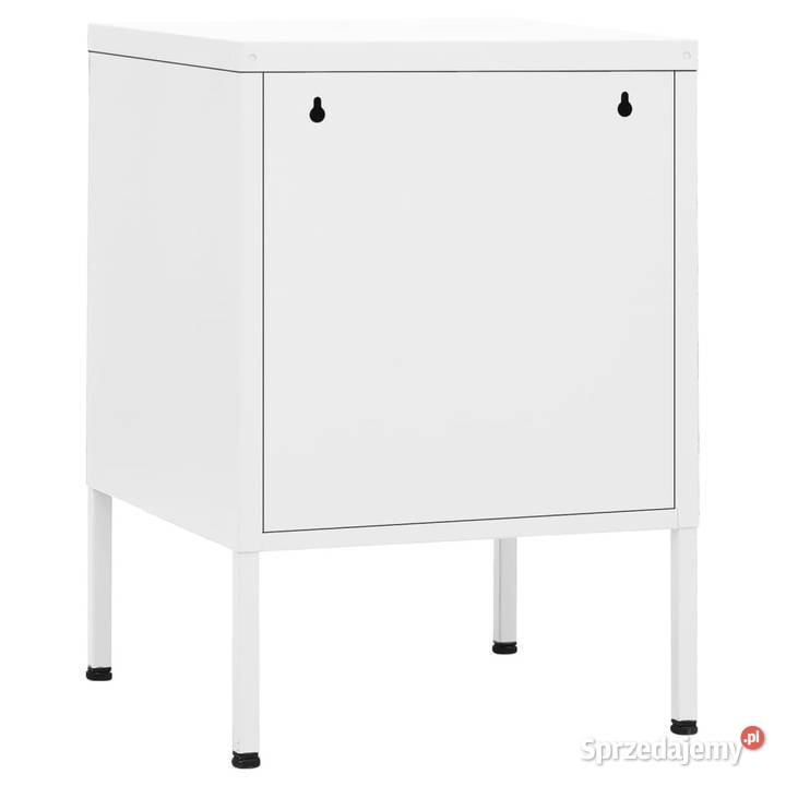 Szafki nocne 2 białe 35x35x51 stalowe WM3095213 mazowieckie