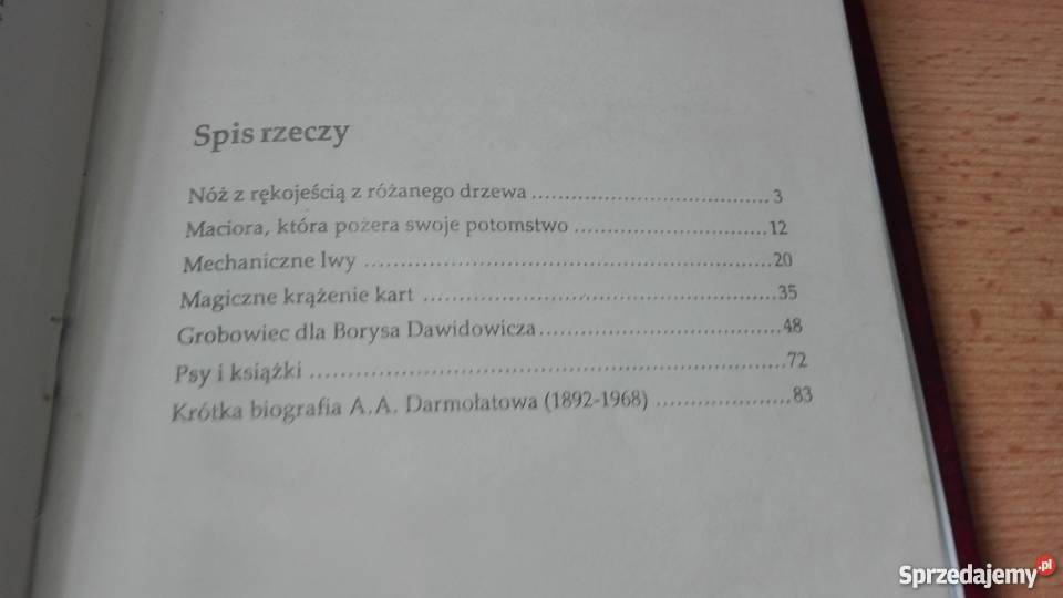 Grobowiec Borysa Dawidowicza siedem rozdziałów D Proza i poezja Gdańsk