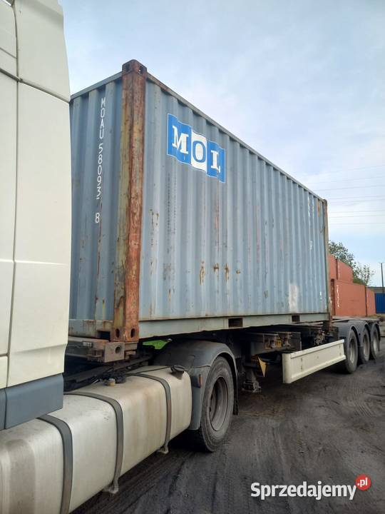Kontener morski używany 20DC blaszak Gdańsk