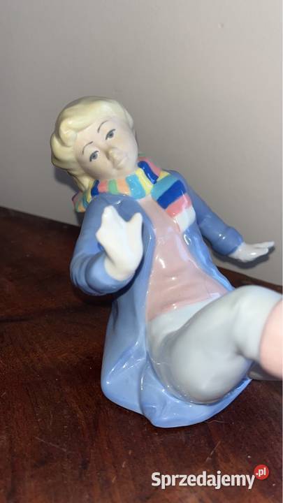 Figurka chłopca Wrotkarz Ręcznie robiona Rex Gdańsk