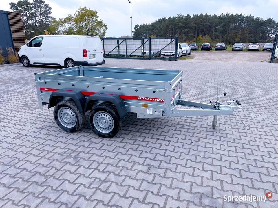 Przyczepa TEMARED PRO 23122 przyczepka Burtowe i plandeki