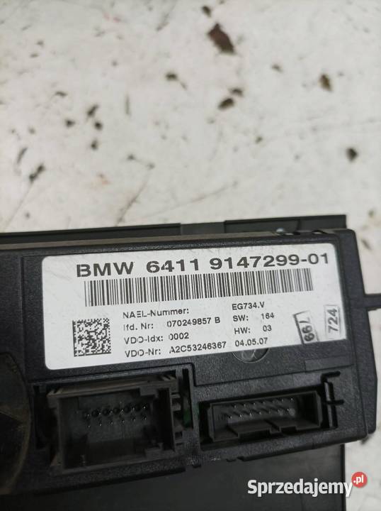 PANEL NAWIEWU 9147299 Bmw Seria 3 V 20052012 E90 Rok produkcji 2007 świętokrzyskie