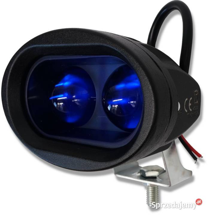 2x Lampa Robocza OPRYSKIWACZA Niebieska LED 2x8W Rolnictwo