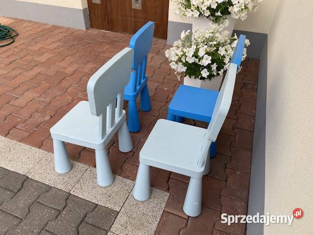 krzesełka krzesła dziecięce Mammut IKEA Siedlce