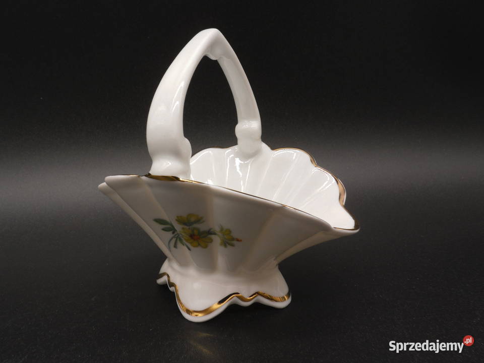 Porcelanowy Koszyczek Gerold Porzellan Tettau Antyki, Sztuka, Kolekcje