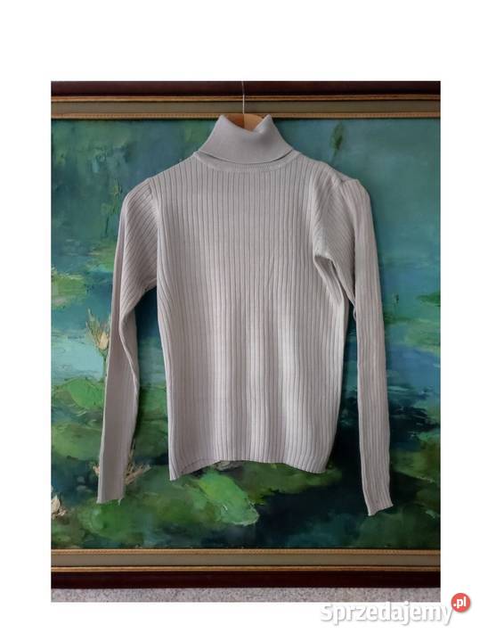 sweter bluizka golf jedwab silk unikat elegancki Kielce sprzedam