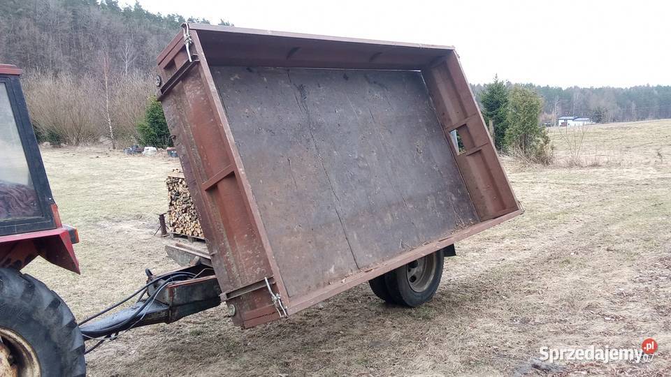 Brandys BSS przyczepa 4t wywrotka na 3 strony 1 nieuszkodzony pomorskie Żukowo