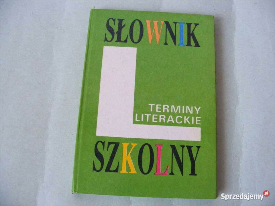 Słownik wyrazów obcych Terminy literackie Oborniki Śląskie