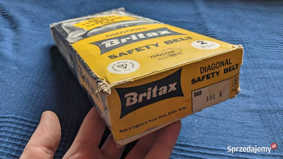 Britax DSB 101 K pas bezpieczeństwa 2 punktowy osobowe mazowieckie Warszawa