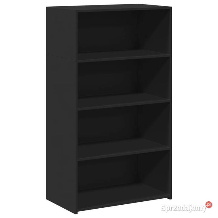 Wysoka szafka czarna 70x41x124 materiał Warszawa