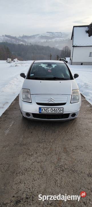 Citroen C2 2005 14 diesel C2 małopolskie Gródek nad Dunajcem