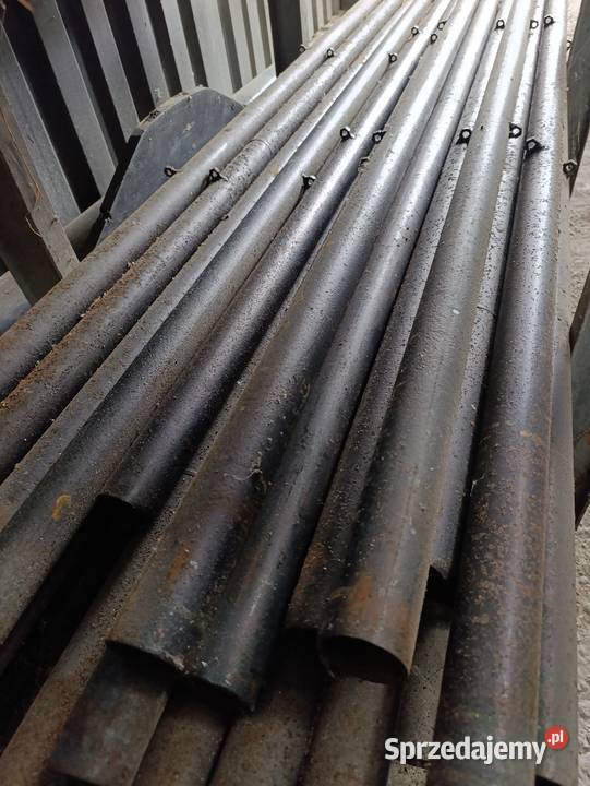 Słupek gotowy do siatki rura Siatki i panele Czarny Las sprzedam