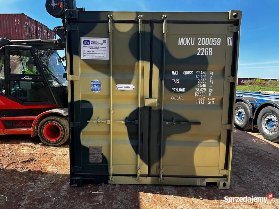 KONTENER MORSKI 20 DV NOWY MAGAZYNOWY
