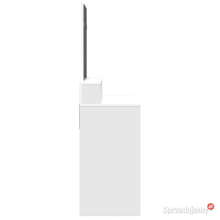 Toaletka z lustrem biała 80x41x1445 WM848171 Warszawa sprzedam
