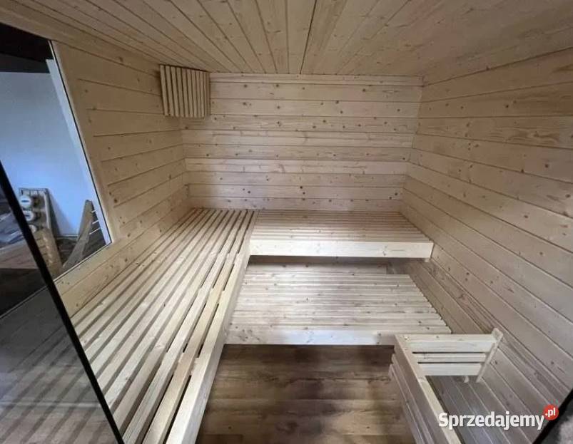 Przeszklona Sauna Wewnętrzna 6 osobowa Polska pomorskie Chojnice