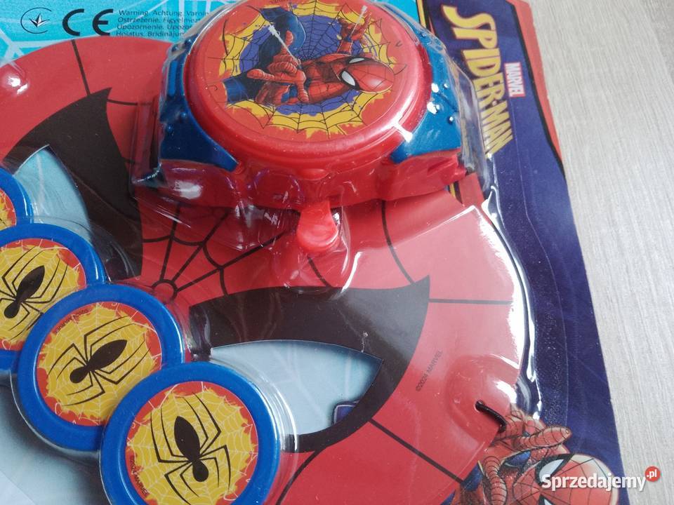 Zegarek wyrzutnia krążki maska Spiderman Chrzanów sprzedam