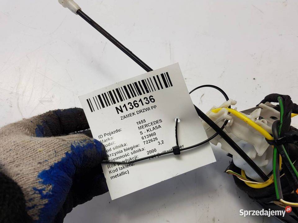 ZAMEK DRZWI PP A2207204035 MERCEDES W220 sprzedam