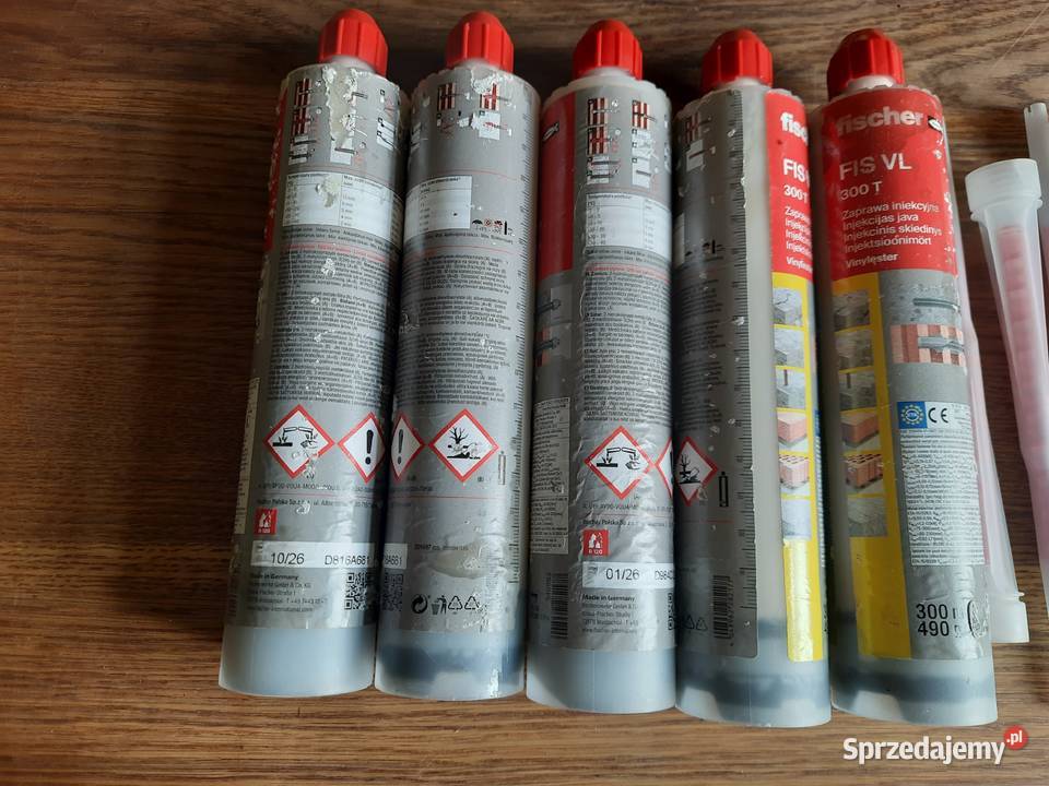 FISCHER Zaprawa iniekcyjna kotwa chemiczna 300 T Morąg sprzedam