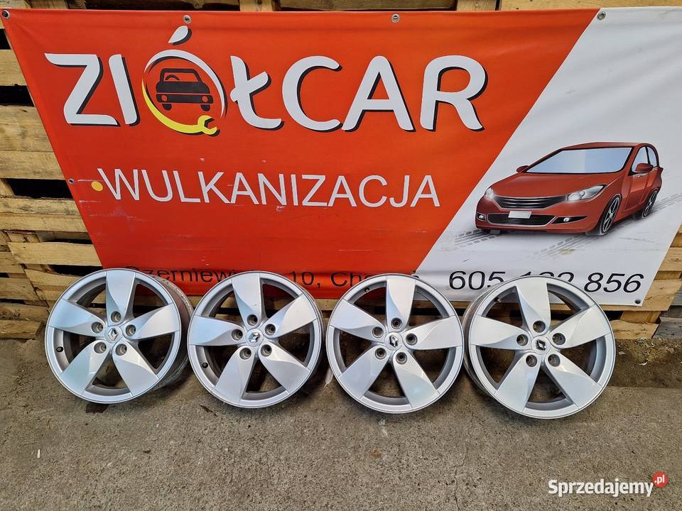 Alufelgi 5x1143 16 ET47 RENAULT Scenic Duster Samochodowe Choceń
