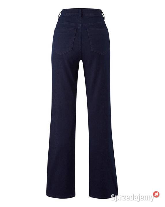 44 Spodnie Jeansy Simply Be Kim Indigo Bootcut Szczerbice