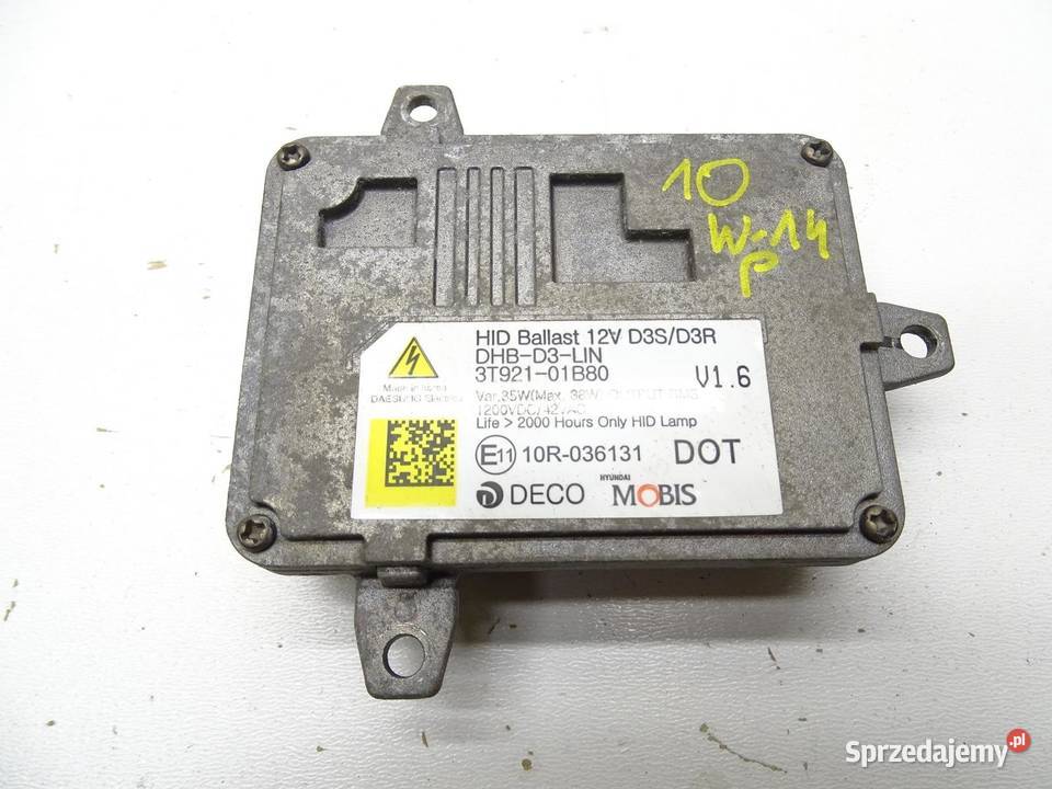 PRZETWORNICA MODUŁ ŚWIATEŁ XENON 3T92101B80 osobowe sprzedam