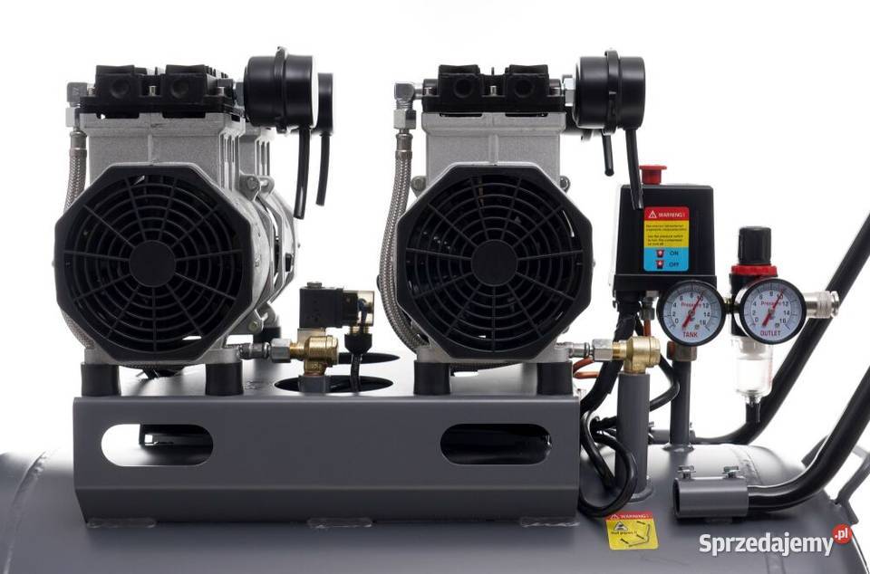 10bar sprężarka bezolejowa 50l 4 tłoki kompresor