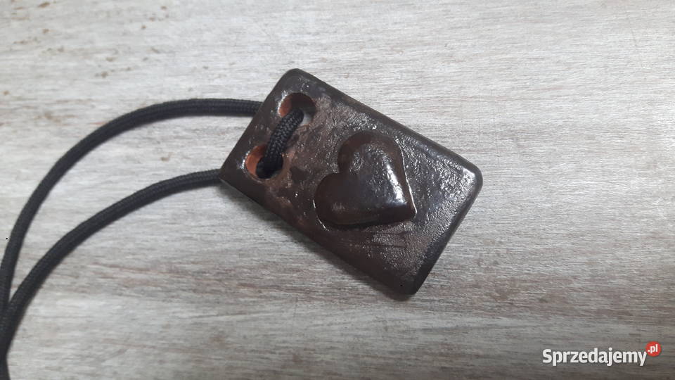 Naszyjnik ceramiczny ręcznie wykonany Otwock sprzedam