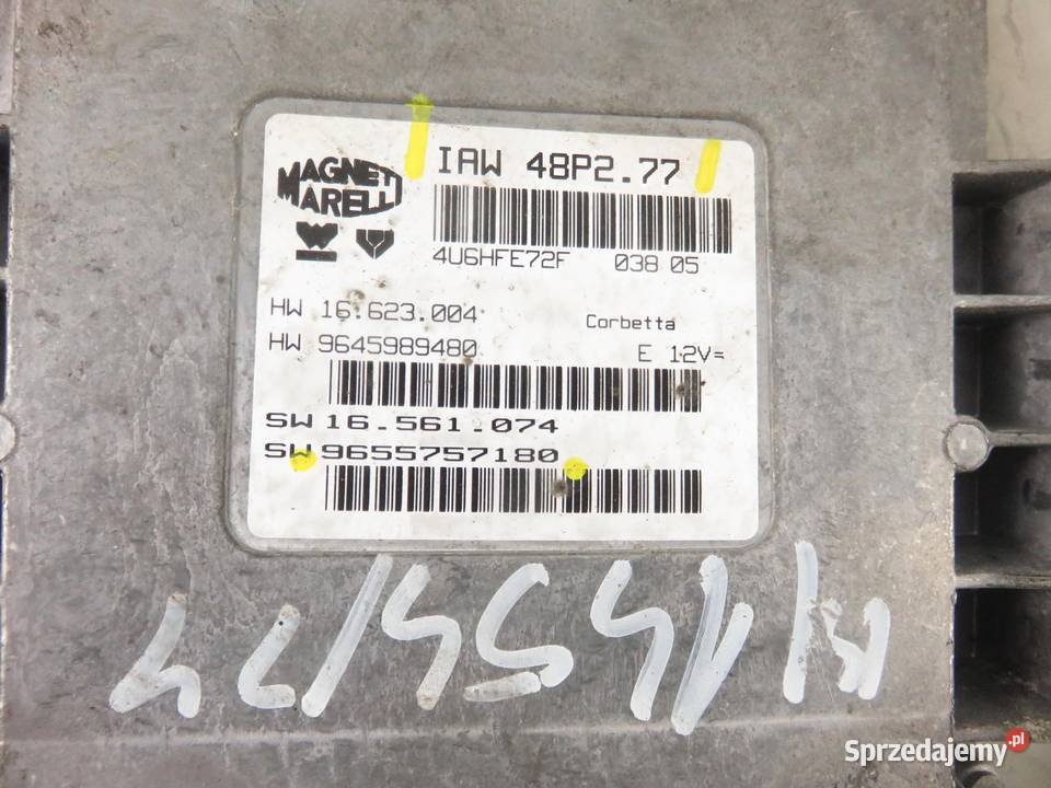 STEROWNIK PEUGEOT 206 11 i IAW48P277 9655757180 osobowe