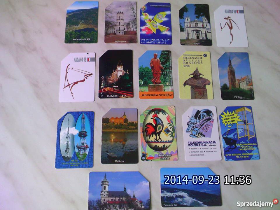 Karty telefoniczne magnetyczne i chipowe Pozostałe Bydgoszcz