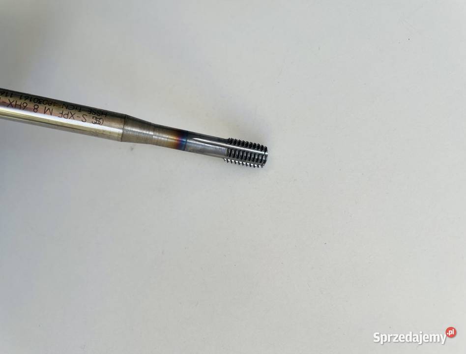 Gwintownik maszynowy wygniatak M8 HSSE łódzkie Czarnożyły