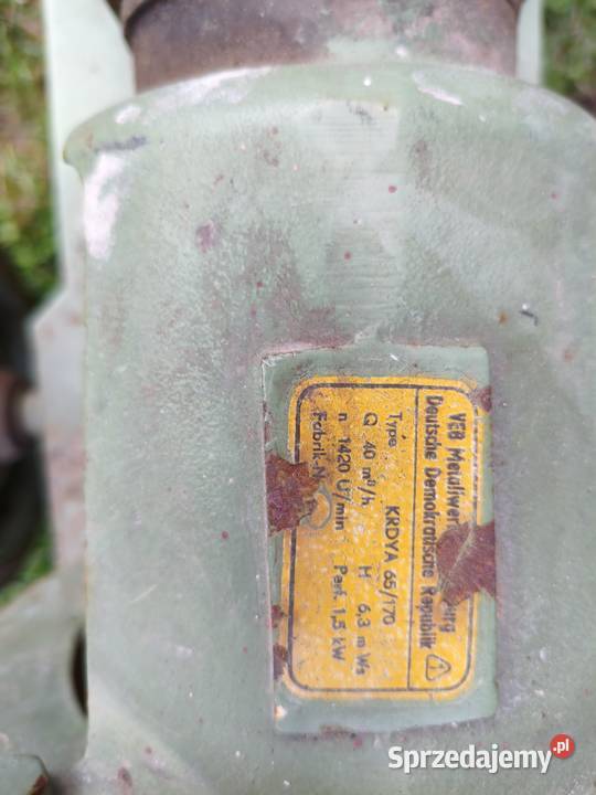 Pompa do szamba brudnej wody Bolesławiec