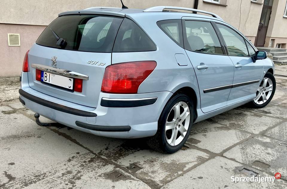 Peugeot 407 SW 20 benzyna gaz LPG ładny z