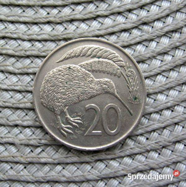 Nowa Zelandia 20 Centów 1975r Kalisz