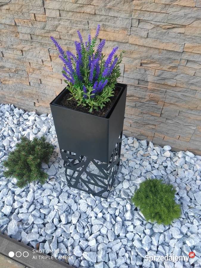 Doniczka metalowa Jasło sprzedam