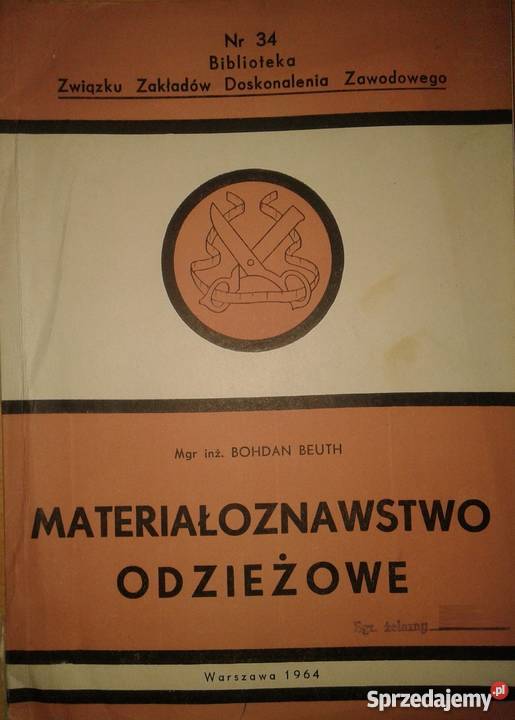 MATERIAŁOZNAWSTRWO ODZIEŻOWE BEUTH BOHDAN mazowieckie Radom