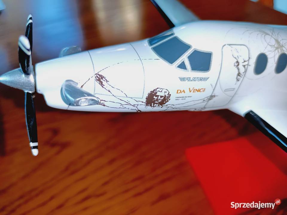 Model samolotu PILATUS PC12NG Poznań