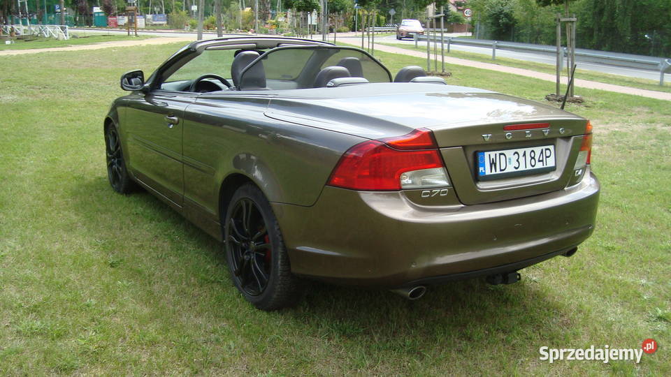 Volvo C70 D4 Summum 2011r Kabriolet brązowy wspomaganie kierownicy Warszawa