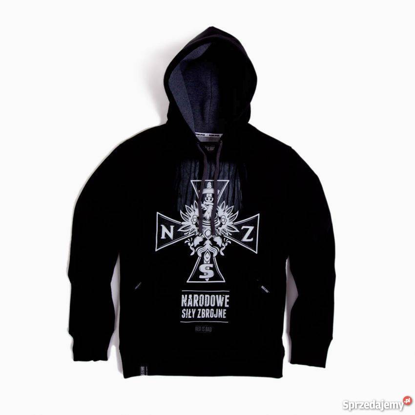 Bluza RED IS BAD Bluza Krzyż Narodowych Sił Rozmiar S Kozienice