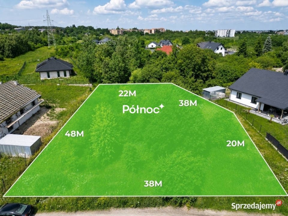 Działka budowlana w Chełmie 1627 m na Majdan Chełm
