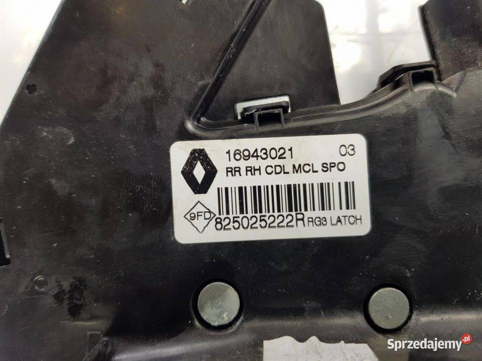 ZAMEK DRZWI PT 825025222R RENAULT MEGANE IV GT Lipno sprzedam