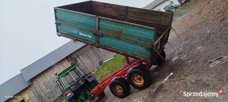 Przyczepa Tandem 8t nieuszkodzony Gorzków-Osada sprzedam