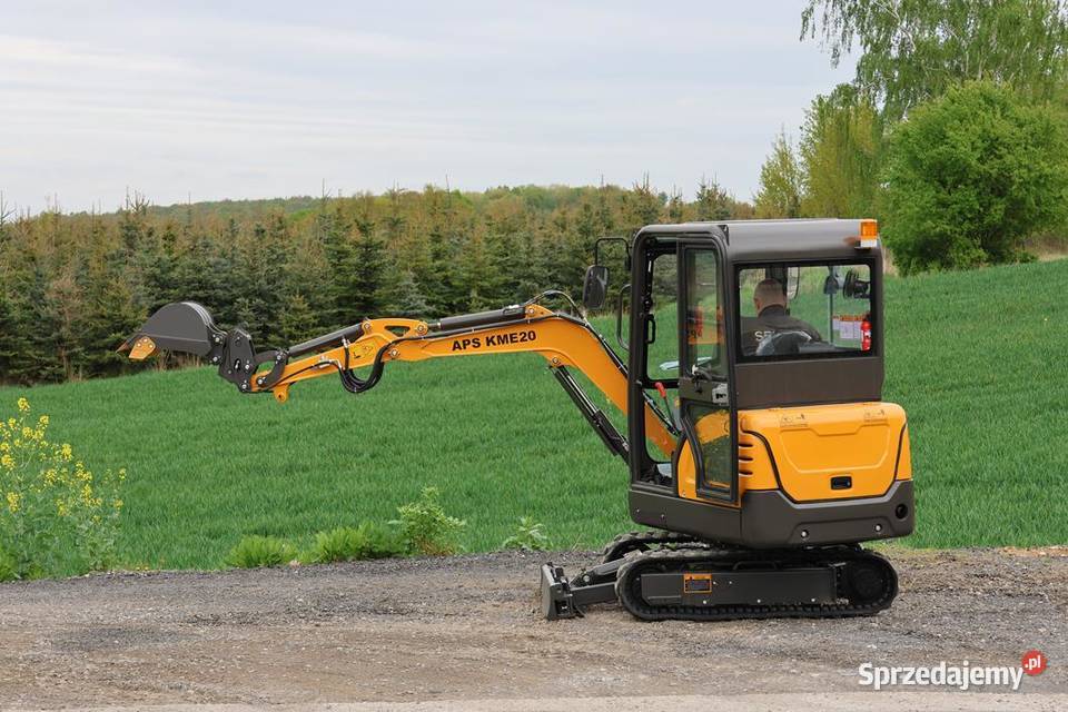 Koparka APS KME20 NOWA 2024 minikoparka z kabiną nieuszkodzony dolnośląskie Legnica