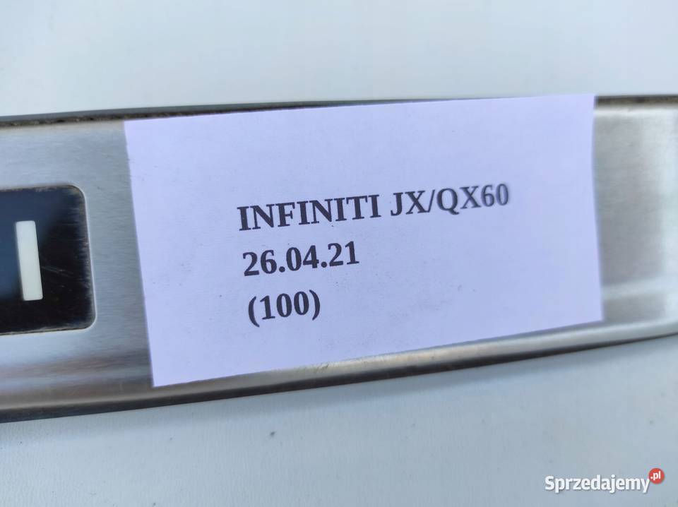 LISTWA PROGU CHROM PRZÓD PL INFINITI QX60 JX Nowy Tomyśl