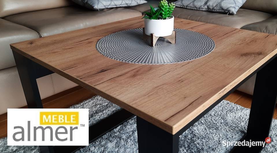 Duży Stolik Kawowy Ława K5 loft retro beton Stoły, krzesła, biurka Radomsko