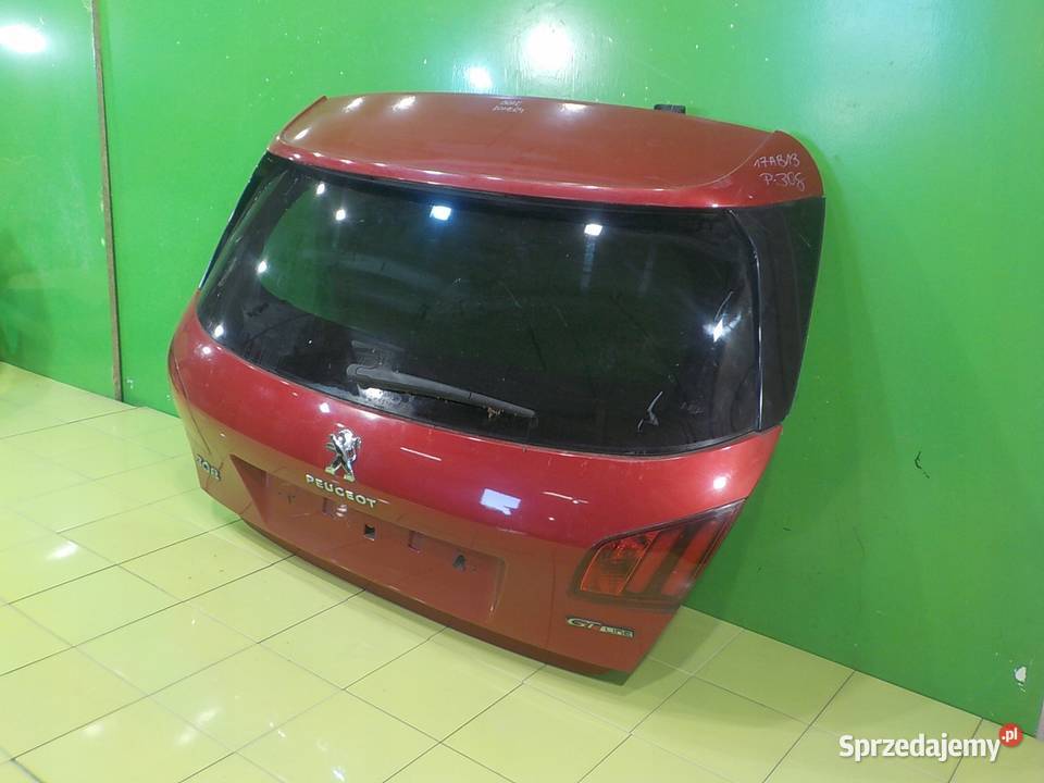 PEUGEOT 308 II GT 16r HB 5D klapa tyl Klapy bagażnika Suków