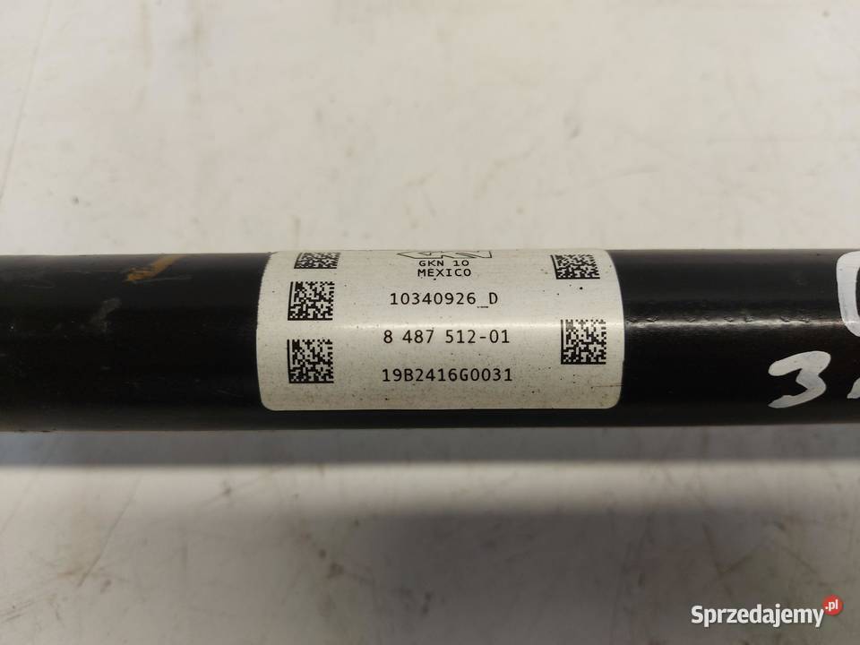 BMW G05 X5 30d 2019r PÓŁOŚ PRAWY TYŁ 8487512