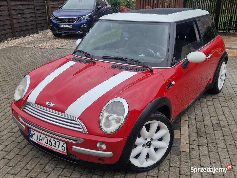 ŚLICZNY Mini Cooper 16 Benzyna StanBDB Klima czujnik zmierzchu Kalisz