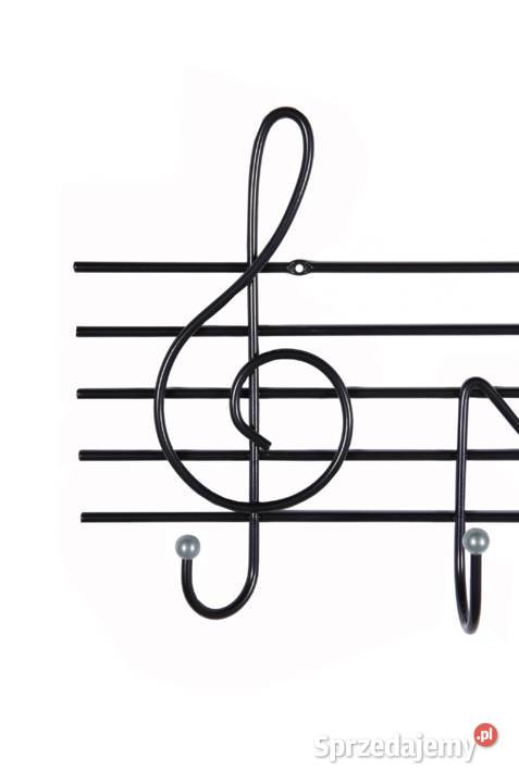 Wieszak Nuty metaloplastyka wielkopolskie Poznań