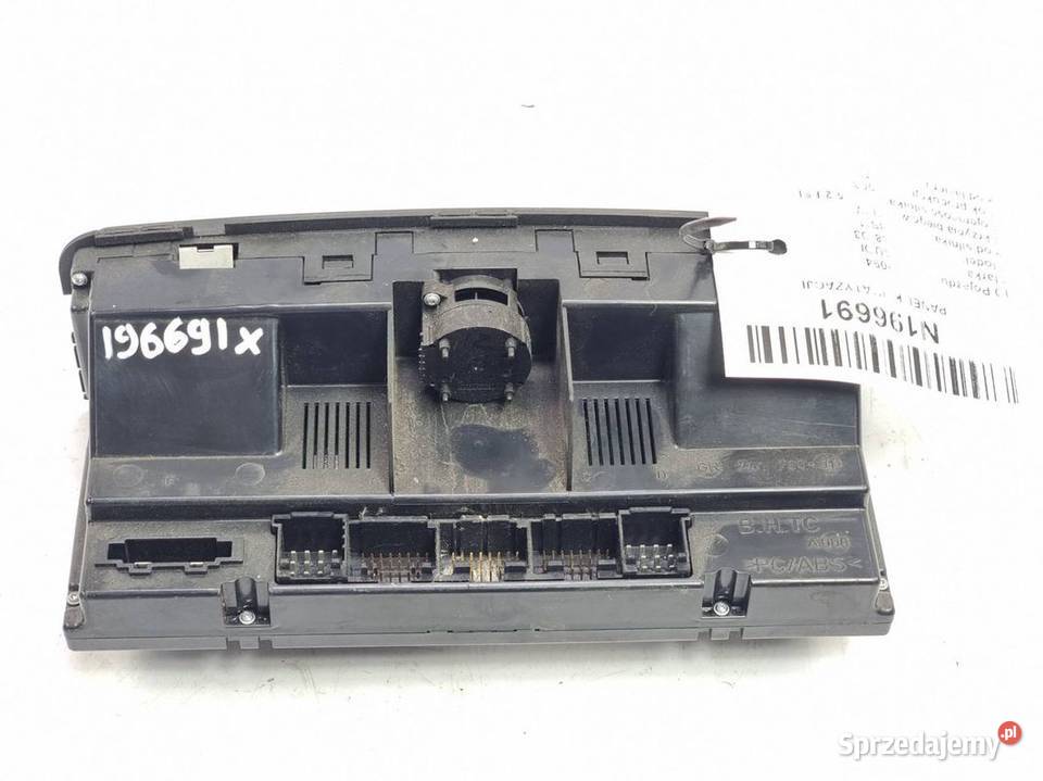 PANEL KLIMATYZACJI AUDI S8 D3 4E0820043G kujawsko-pomorskie Lipno sprzedam